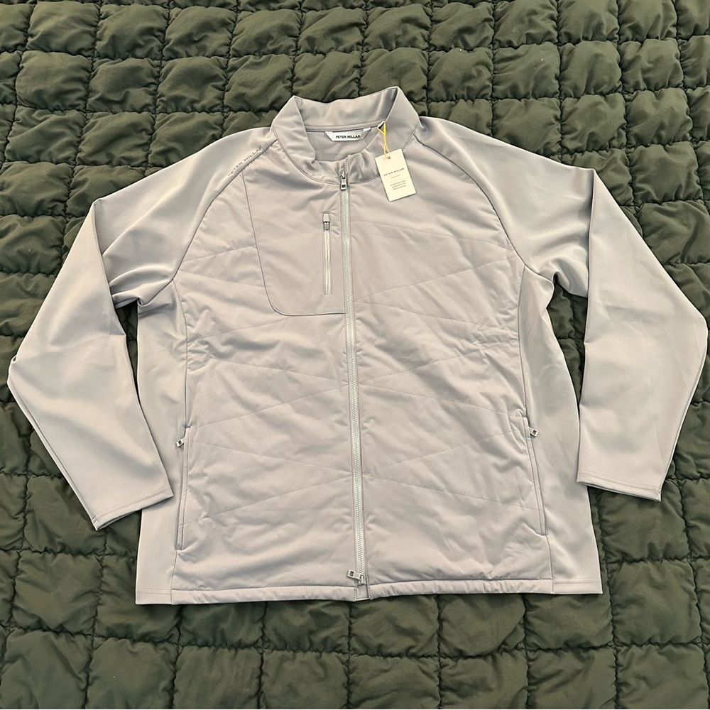 Peter Millar Merge Hybrid Jacket | Men’s 2XL | Gale Gray | New
